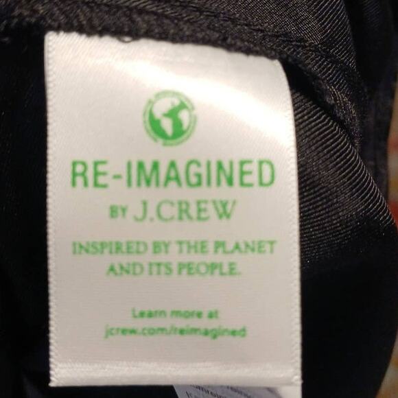 J.Crew Collection SZ XS Black Silk Twill Ruffle-Collar Top NWT - Picture 7 of 8